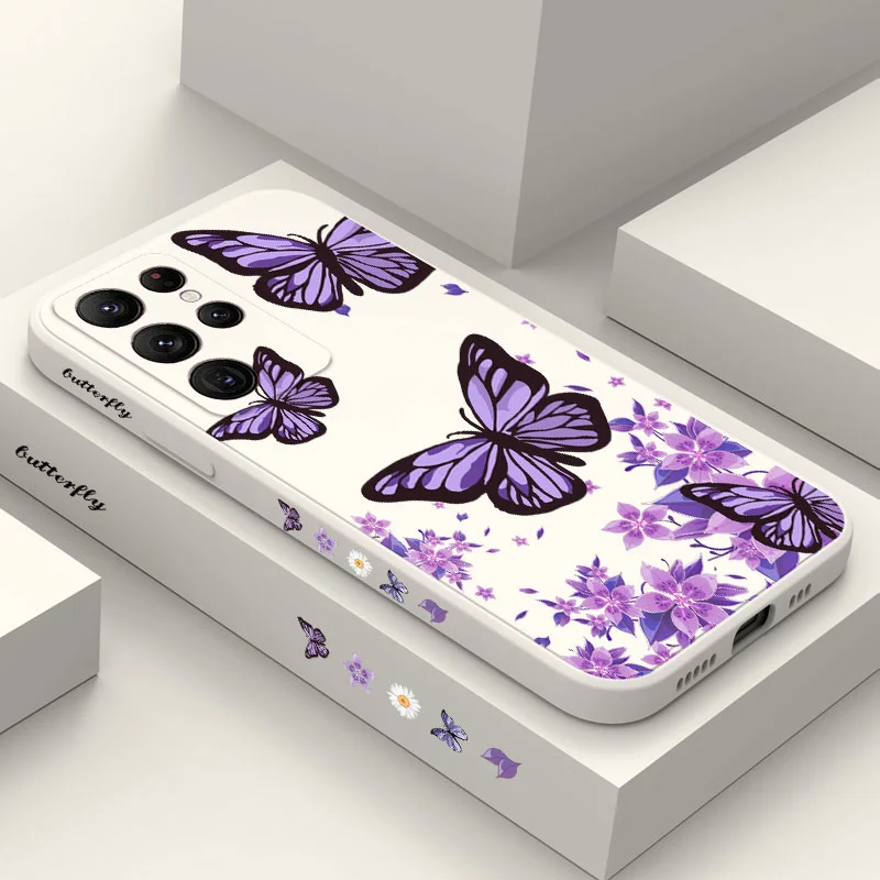 Purple Butterflies Phone Case Cover