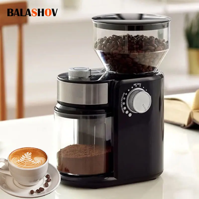 Molinillo de café eléctrico con rebabas cónicas, molinillo de café  eléctrico con 35 ajustes de molienda para 2-12 tazas, molinillo de granos  de café