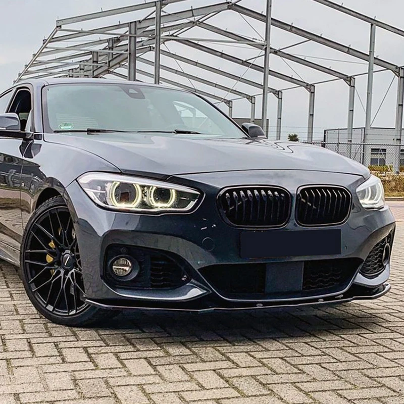 Car Front Bumper Lip Spoiler 3 PCS For BMW 1 Series F20 F21 2015~