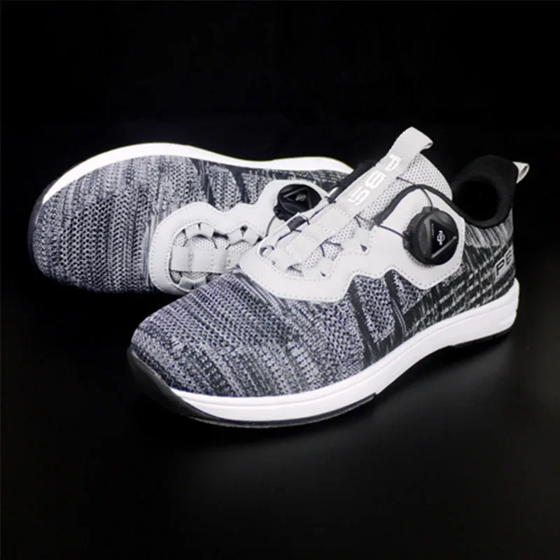 Women Men Knob Shoelace Bowling Shoes Unisex Casual Indoor Sports Footwear Weave Right Hand Non-slip Bowling Sneakers 34-46
