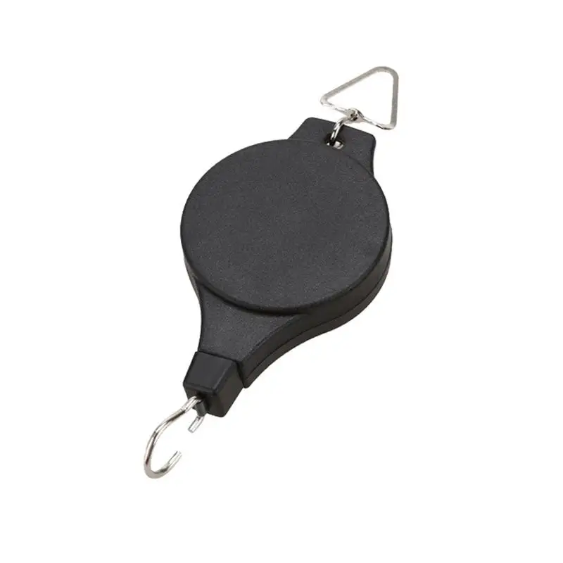 

Retractable Plant Hanger Hook Adjustable Ceiling Hook For Plant Plant Hangers Pulleys With Nylon Strap Metal Lock Looking