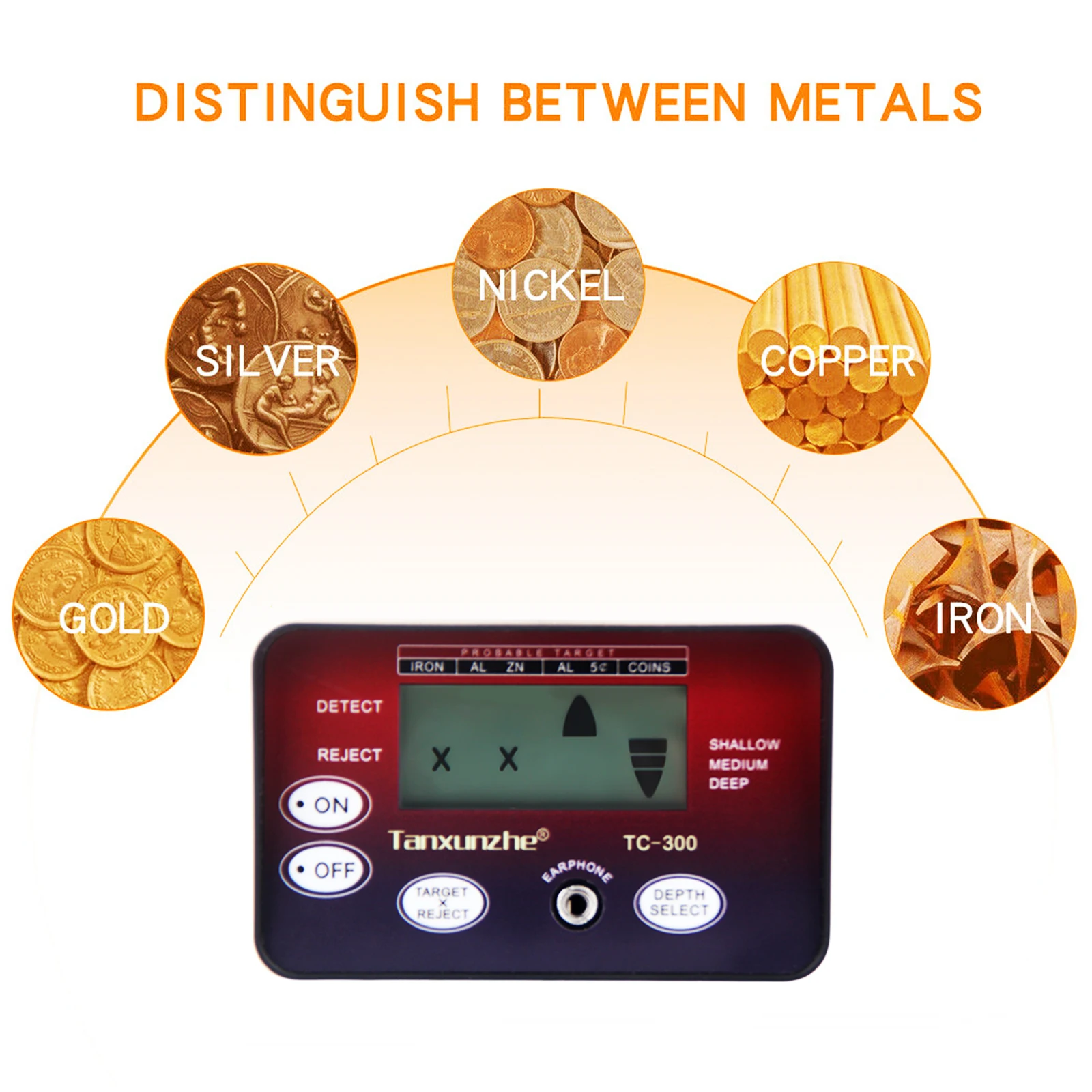 2023 Hot Selling Underground Metal Detector Gold Detectors Treasure Hunter Detector Circuit Metales High Sensitivity Waterproof