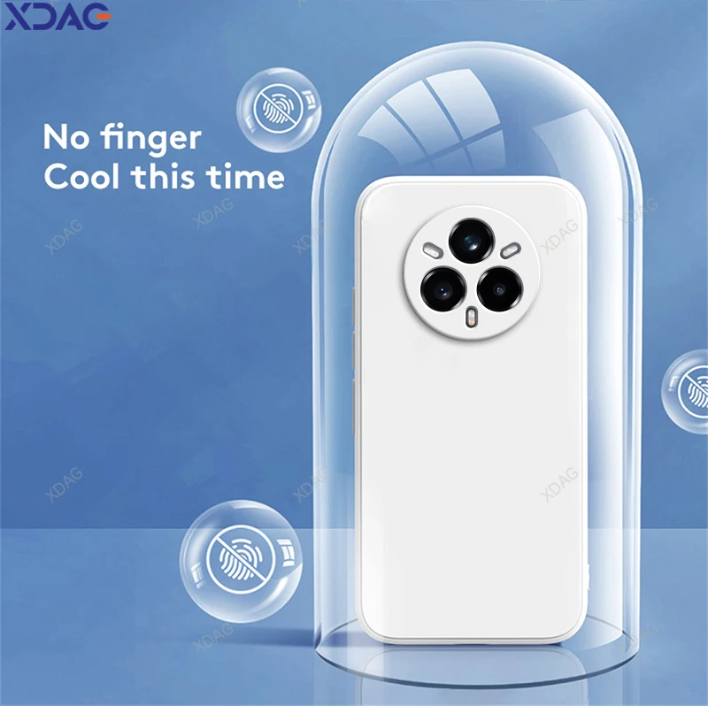 Liquid Silicone Fashion Phone Case with Original Camera Protection and Simple TPU Back Cover
