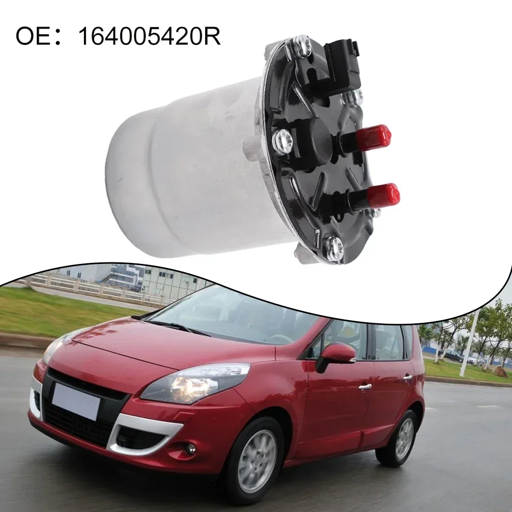 1pcs Sliver Black Fuel Filter With Housing For Capture Mk1 1.5D 2013 On 164005420R 164004350R 164039594R Car Accessories