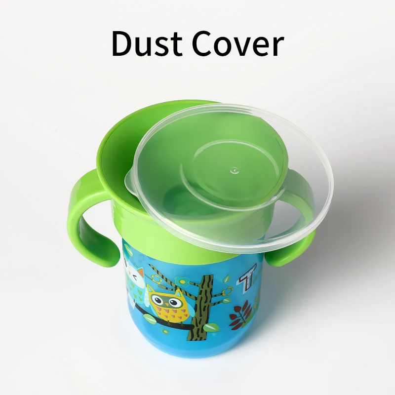 Drinking Cup Water Cup Silicone Cups Feeding Cup Cartoon Funny 360&deg; Spoutless Kids Children Transition Cup Travel Friendly Baby Water Drinking Leak Free Sip Cup