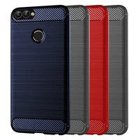 Carbon Fiber Shockproof Case for Huawei P smart 2018 Silicone Case for Nova Lite 2 Huawei Y7S Bumper Back Cover Coque Fundas 2