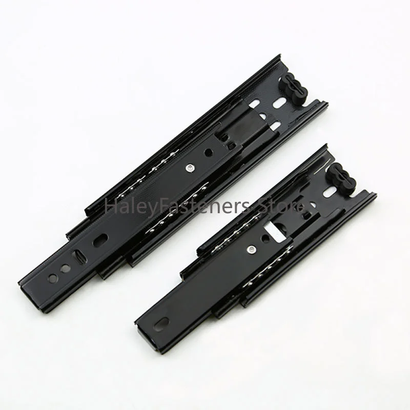 Mini Short Drawer Slides Full Extension Guide Rail Drawer Cupboard Furniture Hardware Set Accessories For Home Kitchen Steel drawer slides