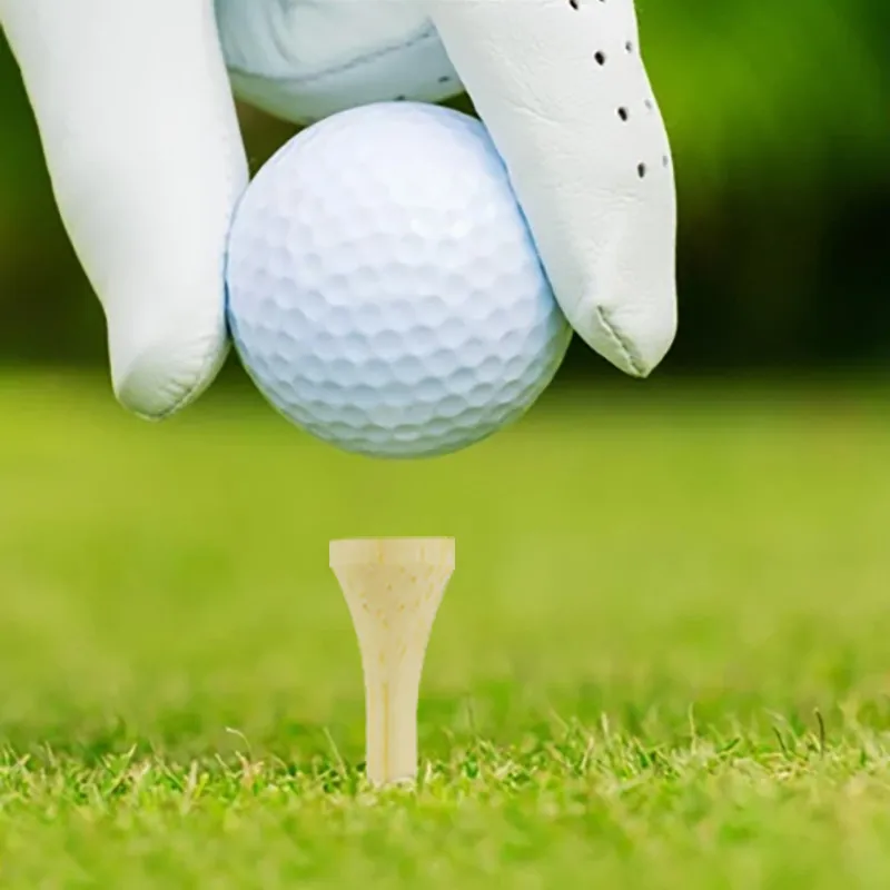 Description Picture 6 of item50PCS Bamboo Wooden Golf Tees Specialized Training Golf Balls Holder 42mm/ 54mm/ 70mm/ 83mm