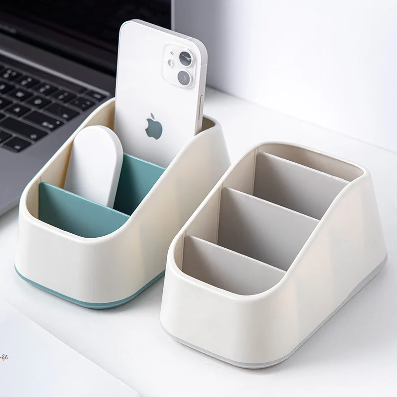 Large Desktop Storage Box Multi-functional Storage Basket Key Finishing Box Remote Control Storage Box Cosmetic Storage