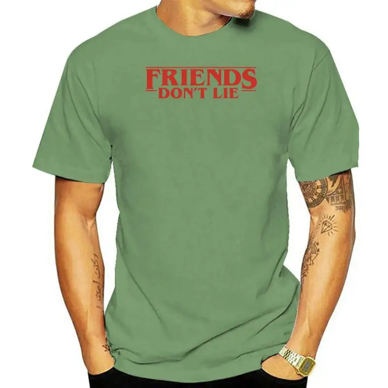 thumbnail image 1 of Camiseta FRIENDS DONT LIE Stranger Thing negra, blanca o gris DEMOGORGON, 1 of 5