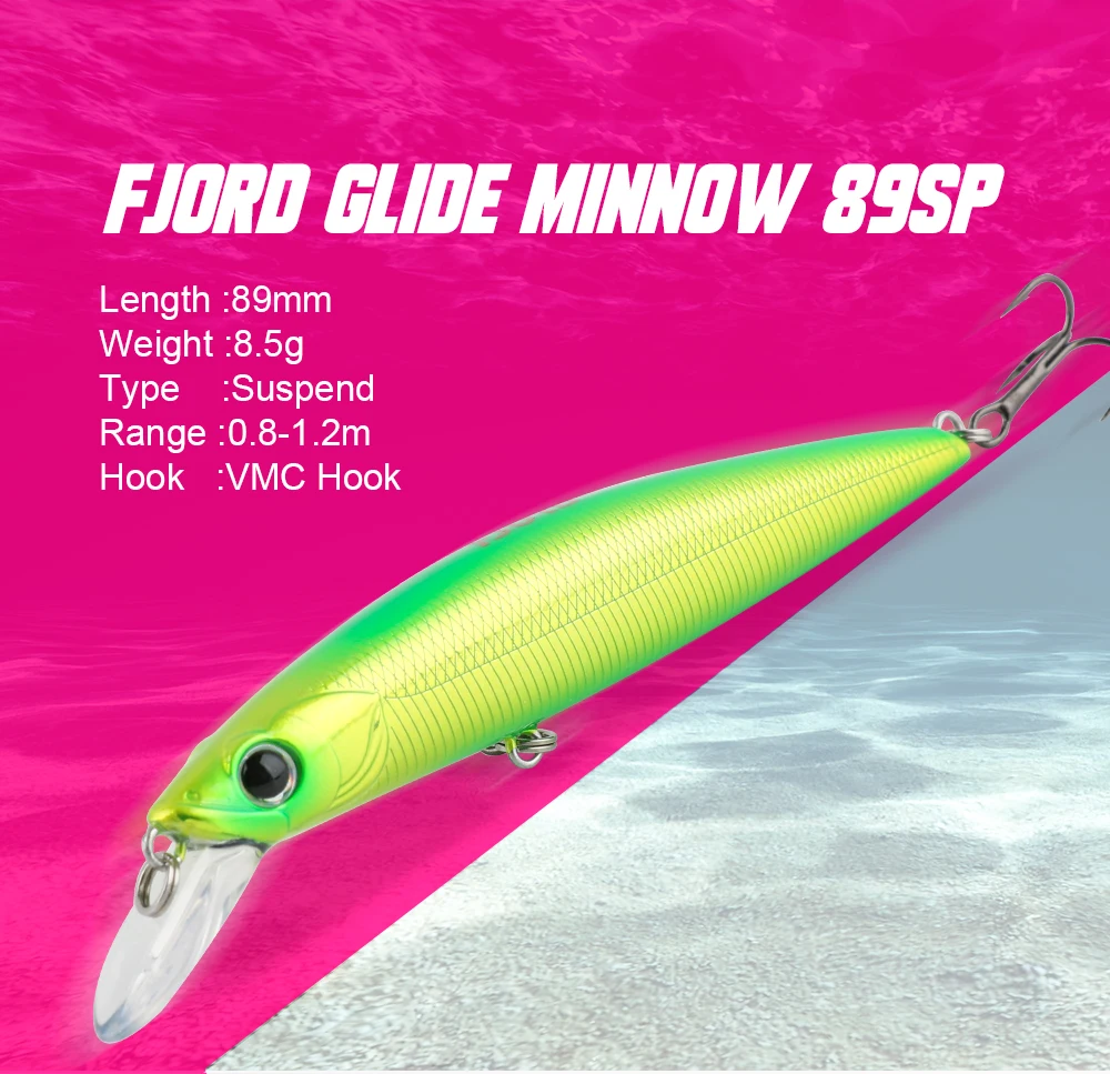 Description Picture 2 of itemFJORD 89mm 8.5g Fishing Lure Swimbait Surface Killer Top Walkers Novelty Lure 2024 Suspending Baits Catch Fishing Tools Articles