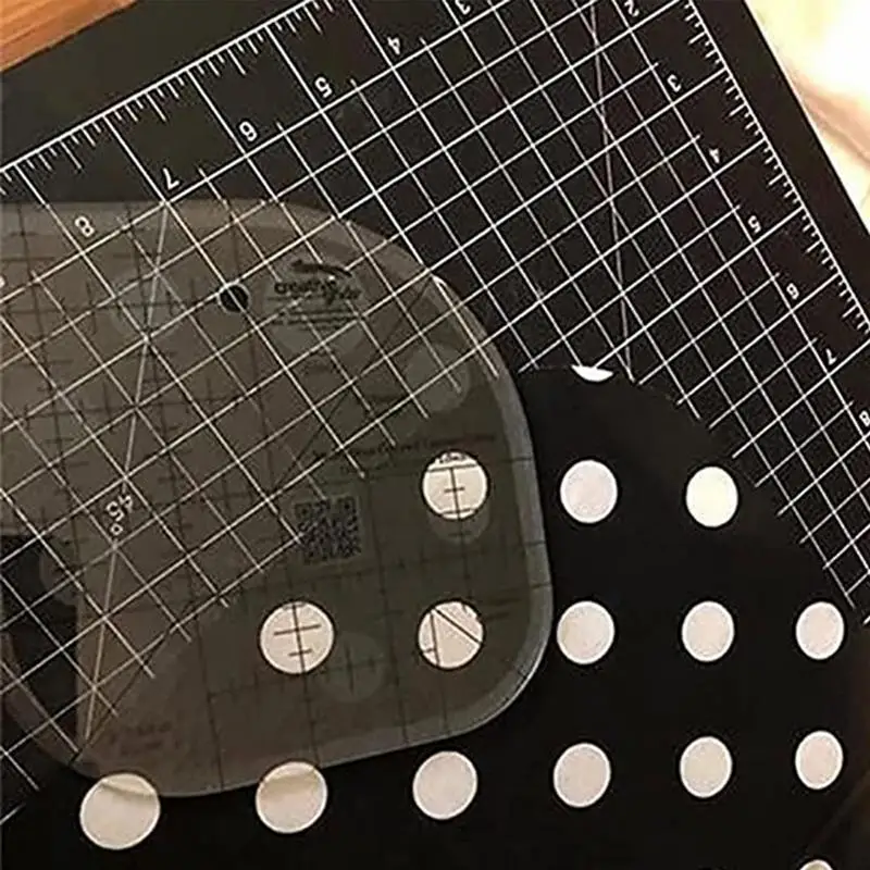Curved Corner Cutter Ruler Acrylic Sewing Quilt Ruler Sewing Patchwork