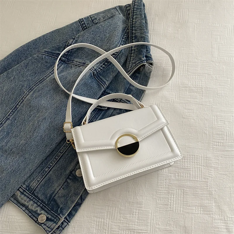 thumbnail image 1 of Bolso de hombro para mujer de alta gama, sencillo, moderno, pequeño, cuadrado, versátil, cruzado, para mujeres que viajan diariamente, moda Y2k, 1 of 5