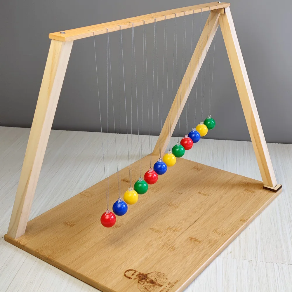 newtonpendulum-snake-shaped-pendulum-single-pendulum-wave-experiment-teaching-aids-12-balls-physics-science-children's-toy-gifts