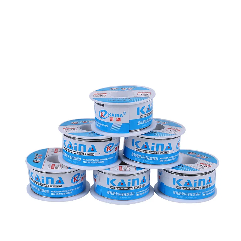Solder Wire 50G/100G CF-10 60/40 Tin 0.5/0.6/0.8/1.0/1.2/1.5/2.0mm Roll Clean Rosin Welding Core Flux Reel Tube