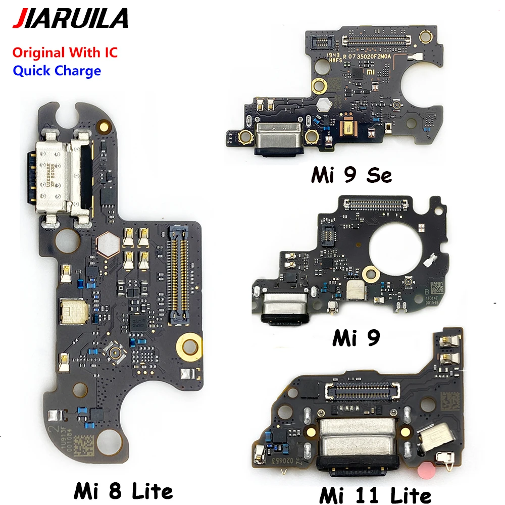 

Original Charging Port For Xiaomi Mi 6 Mi 8 9 Se 9T Pro Dock Connector Headphone Audio Jack+ Microphone Flex Cable Replacement