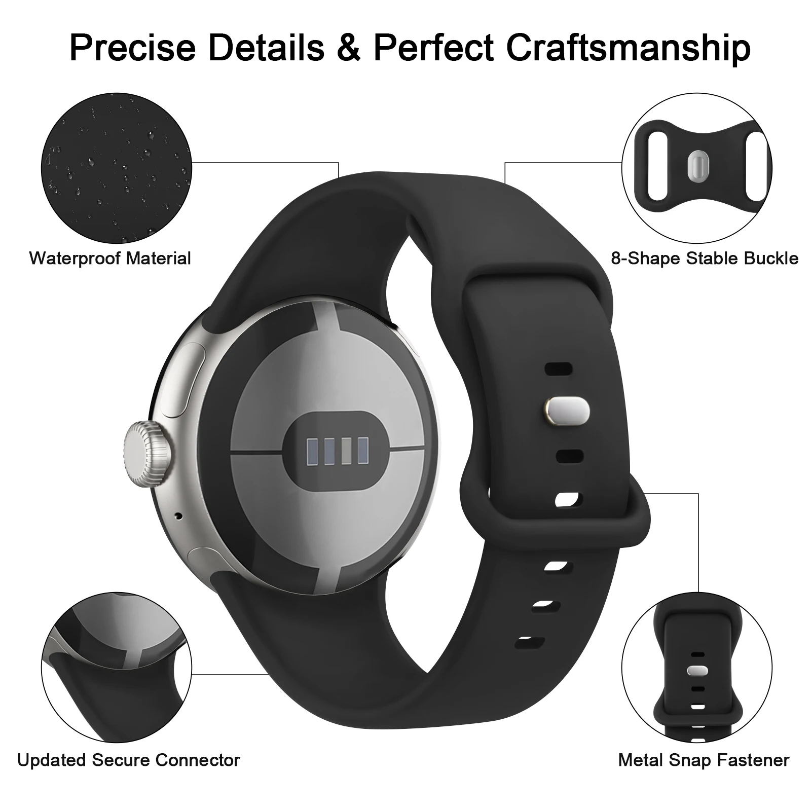 Breathable Soft Silicone Sport Wristband