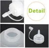 4pcs 8/12/16/24 oz Plastic Squeeze Squirt Condiment Squeeze Bottle with Twist On Cap Lids for Ketchup BBQ Sauces Paint Olive Oil 5