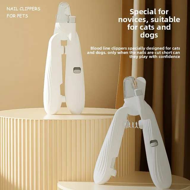Professional Pet Nail Clippers with LED Light  Labor-Saving Dog and Cat Nail Trimmer Grooming Scissors for Small Animals 3