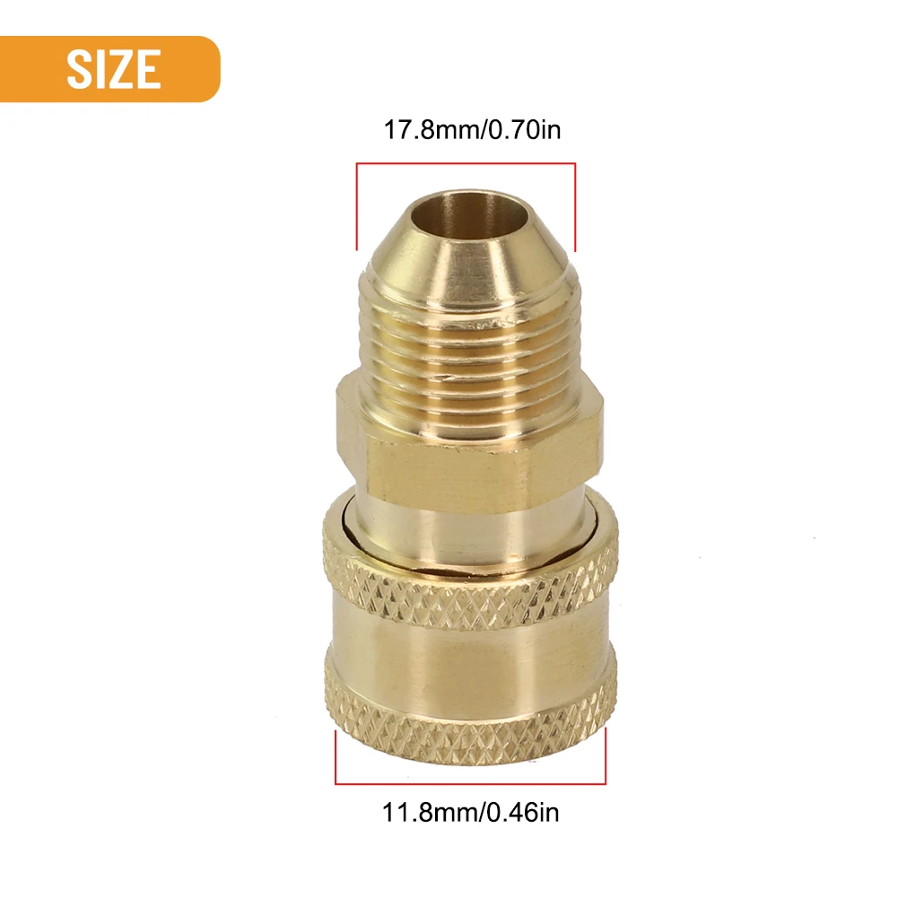 High Pressure Washer Connector 1/4 Inch Quick Release Connector Coupler Fitting For Garden Hoses Car Washer Lance Connector G1/4
