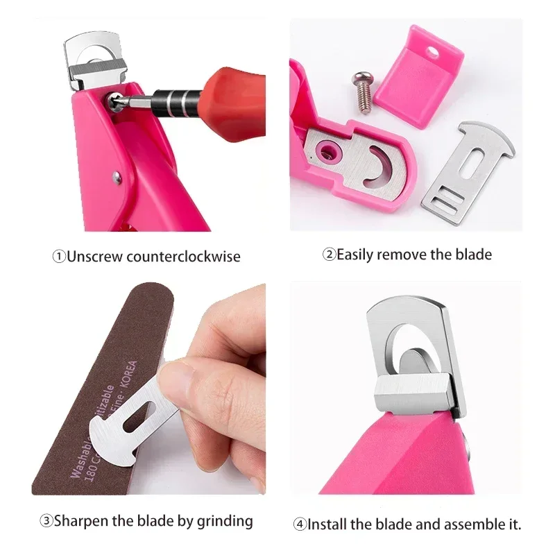 Professional Nail Art Clipper Special Type U Word False Tips Edge Cutters Colorful Guillotine Cut False Nail Knife Tools nail clipper set nail clipper nail scissors set nail clippers manicure nail clipper set nail clippers kit