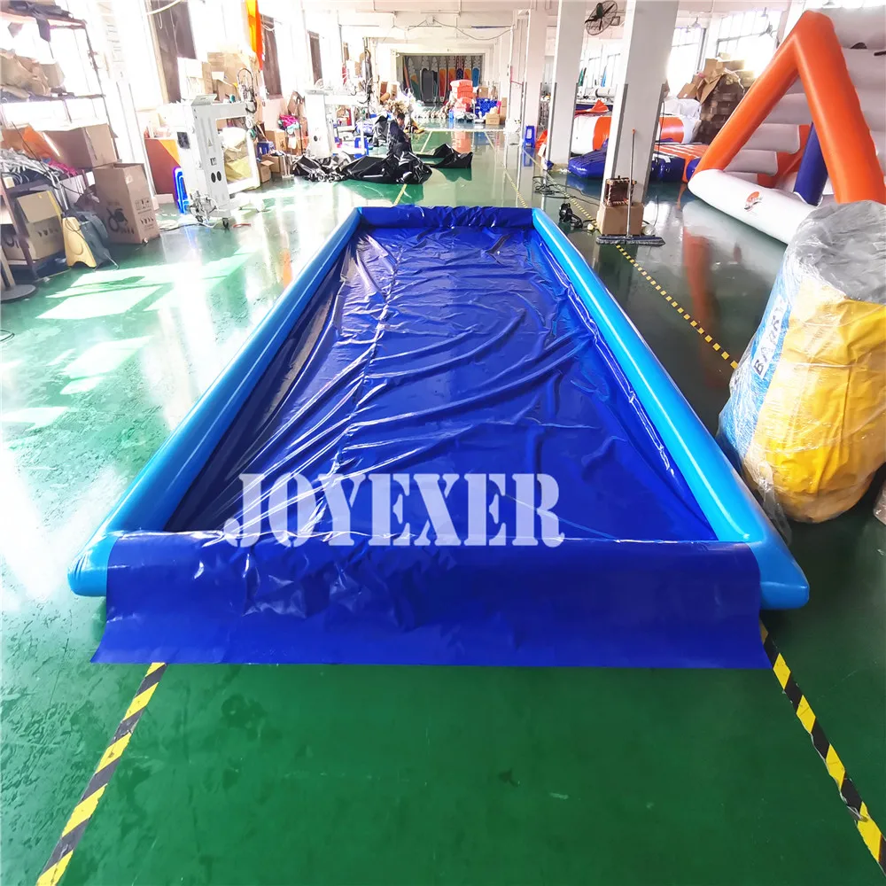 Easy set up Portable water collector Containment Mat inflatable car wash mat 5