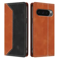 Magnetic Leather Wallet Case with RFID Blocking & Shockproof Protection - Google Pixel 5a 5G (BK)
