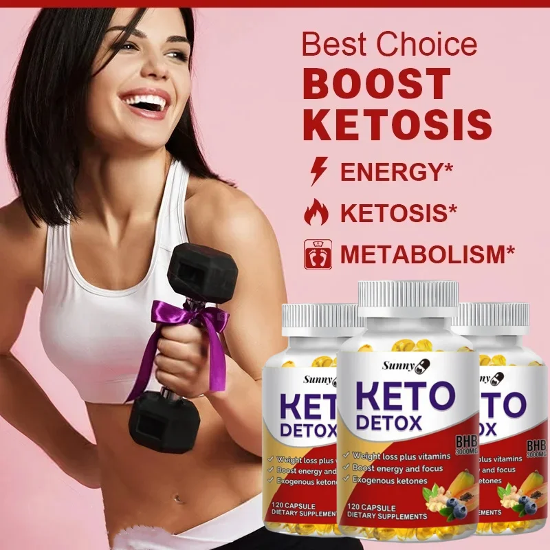 Ketogenic Capsules-Help Control Appetite, Burn Fat, Metabolize Fat, Inhibit Fat Accumulation, Promote Digestion and Detox