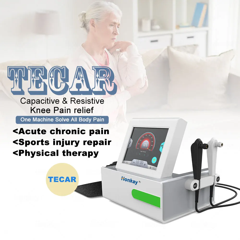 

High Frequency Smart Tecar Therapy Diathermy Machine CET RET R F Physiotherapy Pain Relief Sports Rehabilitation Tecar Equipment