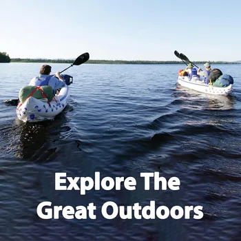 SE370 Inflatable Sports Kayak -1-3 Person-Portable Stowable & Lightweight-with Seat(s), Paddle(s), Electric Pump and Bag 3