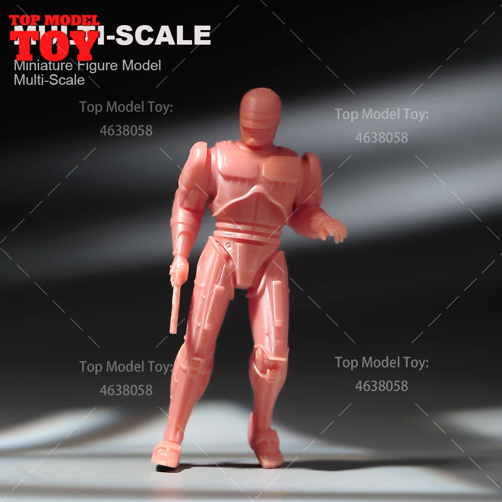 塗装済みミニチュア 1/24 1/64 1/43 1/87 ロボコップマスク男性