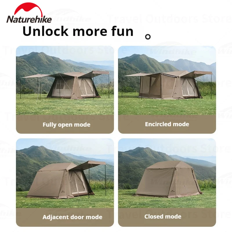 Campers Campmaster Family Cabin 490 Tent Naturehike Village Quick