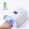 New Cordless LED Nail Lamp Built-in Battery Rechargeable Nail UV Lamp 66W Wireless Gel Polish Dryer S10 Pedicure Manicure Light 1