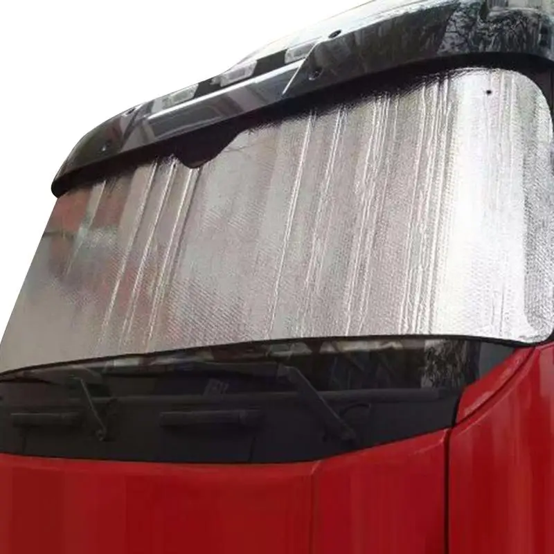 Windshield Sunshade Windshield Sun Shade Truck Front Window Cover aluminum film Windshield Visor Cover Window Curtain Shade For RV Truck