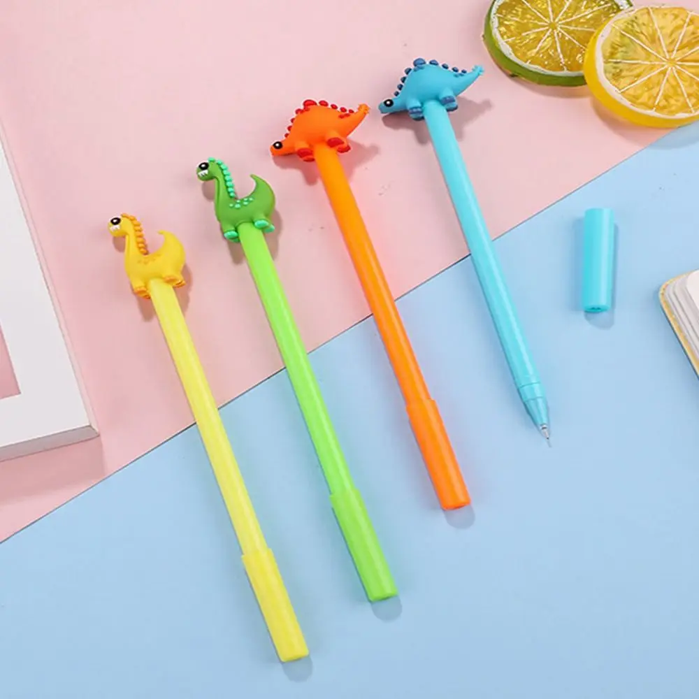 Kawaii Student Little Dinosaur School Office Supplies 0.5mm Gel Pen Neutral Gel Pen Students Stationery Siging Writing Pen creative dinosaur egg shape pen holder multi function pen case desktop storage for students learning stationery supplies