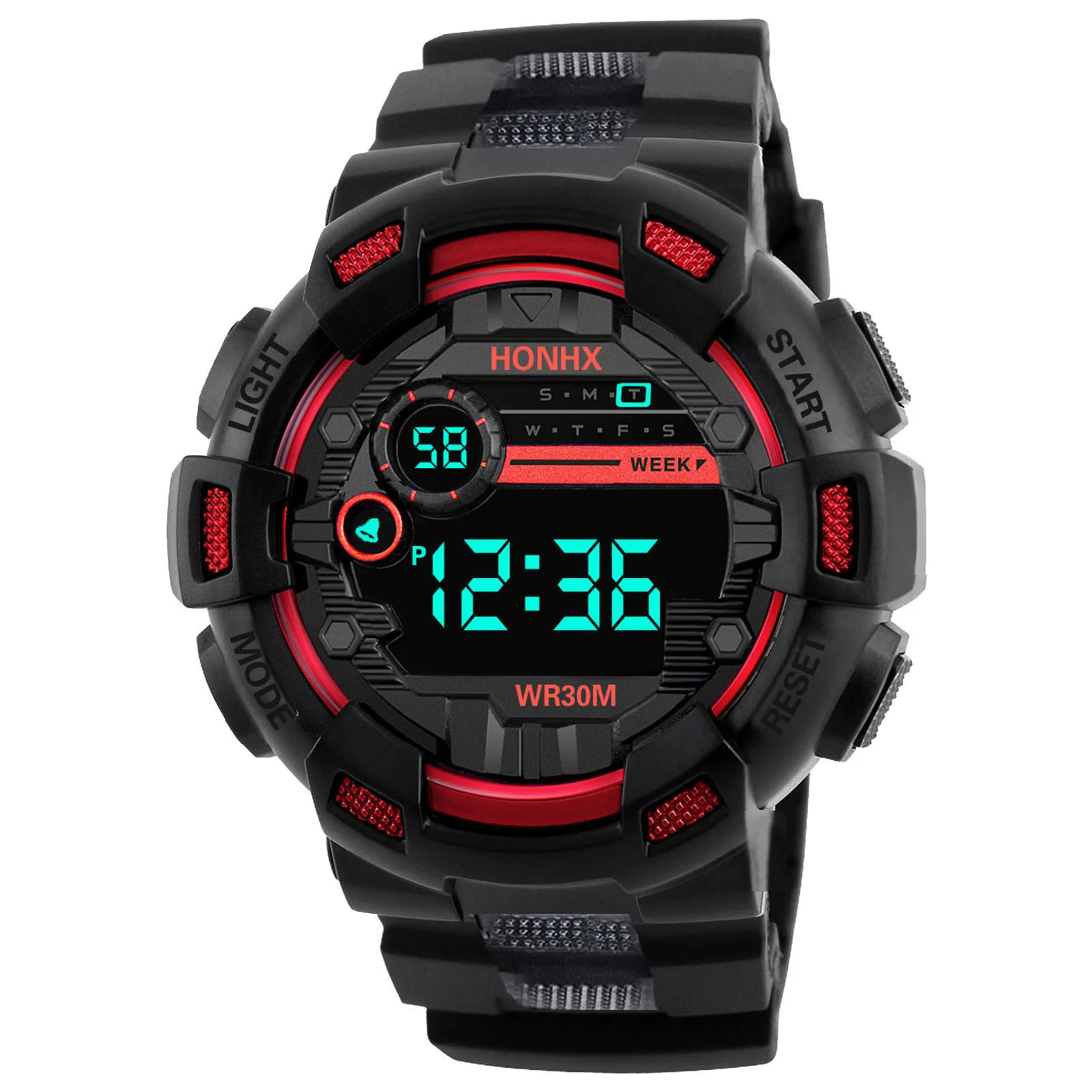 2022 Fashion Men's LED Digital Watch Date Sport Outdoor Electronic Watch for Men Shockproof Military Watches relogio masculino 