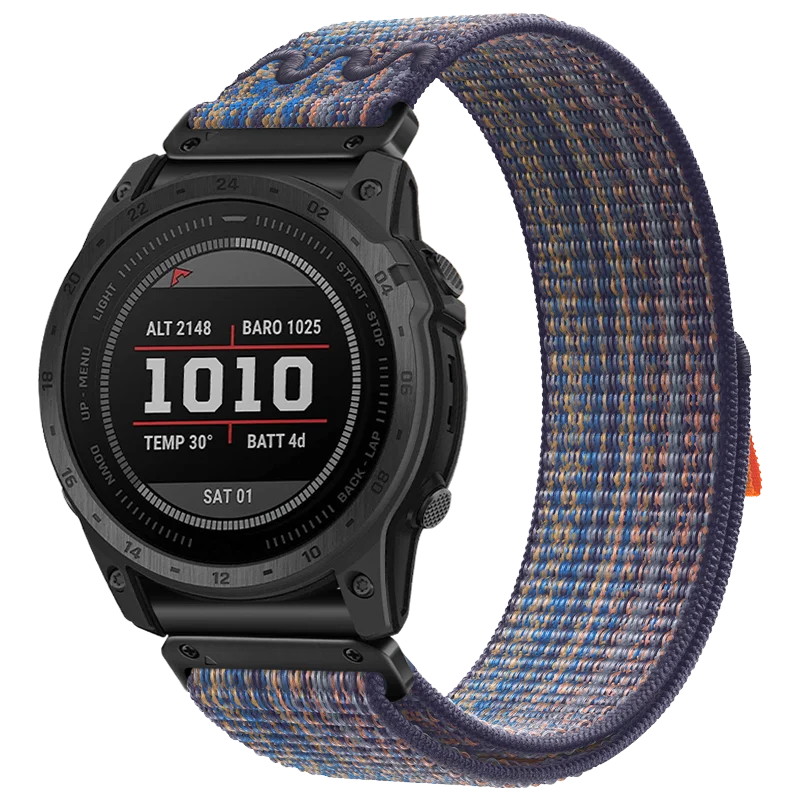 Nylon QuickFit Strap, 22mm/26mm, Universal Fit Smartwatch Bracelet