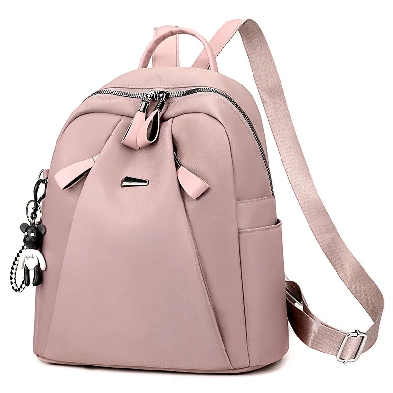 

Lightweight Nylon Waterproof Mini Backpacks Women Large Capacity Casual Travel Commuter Shoulder Bags Fashion Teenager Schoolbag