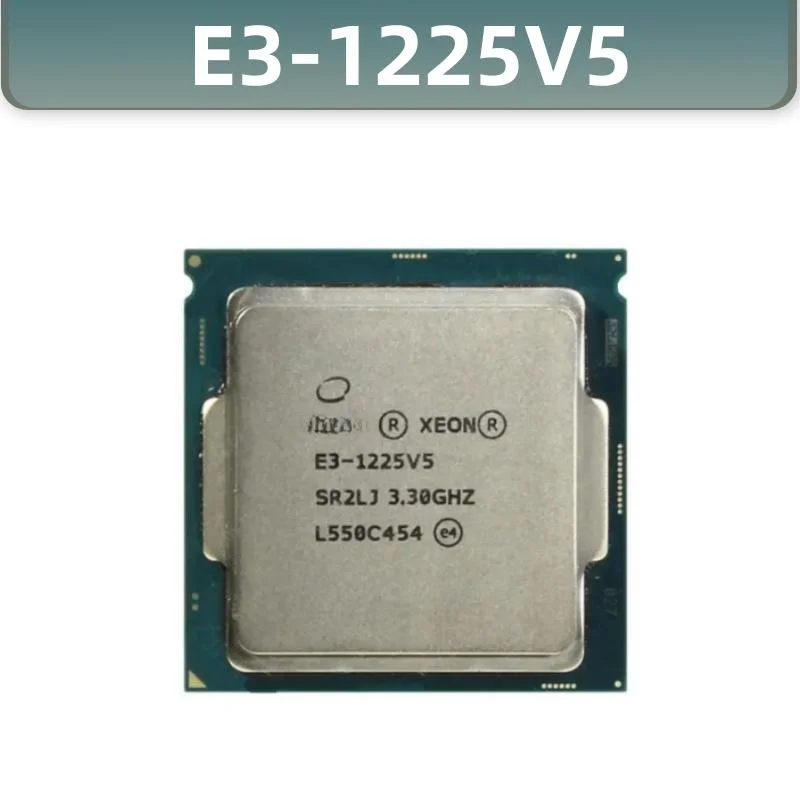 

E3-1225V5 3,30 GHZ Quad-Core 8M Cache E3-1225 V5 HD Graphics P530, DDR4-2133 FCLGA1151 TPD 80W