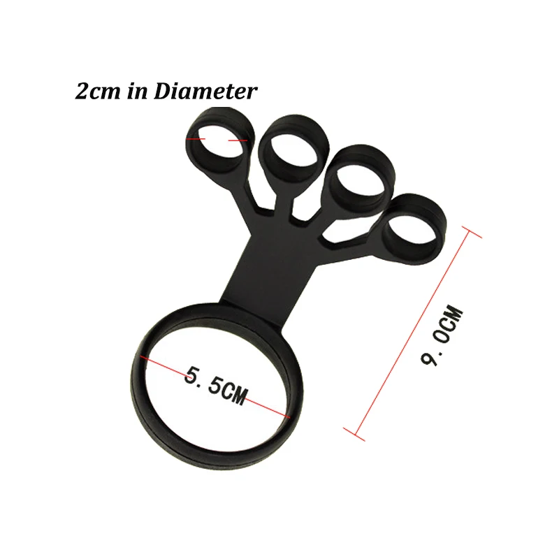 Silicone Finger Trainer Wrist Strength Exercise Hand Grip Finger Expander Workout Hand Gripper Rehabilitation Workout Fitness