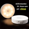 Motion Sensor Light Led USB NightLights Rechargeable Lamp for Bedroom Staircase Hallway Wardrobe Cupboard Lighting 5