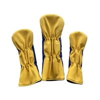 Golf Wood Head Cover Blue Europe Star Golf Fairway Woods Fw UT Set Protection Golf Clubs Accessories Golf Driver Headcover 2