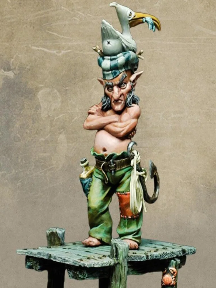 Unmontierte 1/32 Sailor Master SOLDIER WARRIOR Standfigur aus Kunstharz, Miniaturmodellbausätze, unbemalt