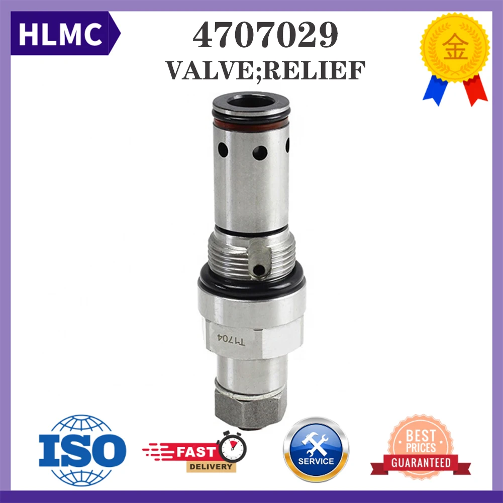 

4707029 главный предохранительный клапан экскаватора Hitachi ZAX55 ZX55UR ZX50U-5N ZX50UNA-3 ZX52U-3 John Deere 50G