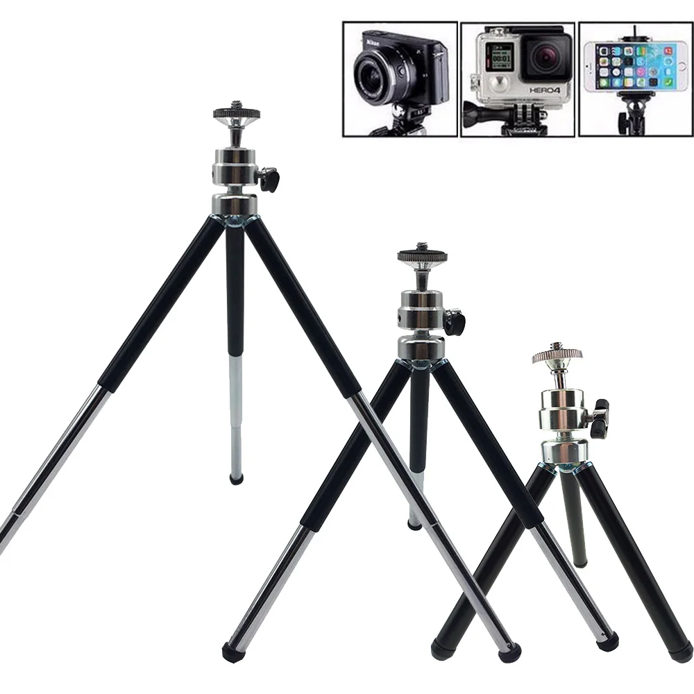 Phone Tripod,Mini Tripod,Camera Tripod,Smartphone Tripod,Cell Phone Tripod,Mini Tripod with Holder,for Xiaomi Huawei Samsung Iphone Smartphones,Portable Tripod for Gopro hero 3/4/5 6 7 SJcam DV Cameras