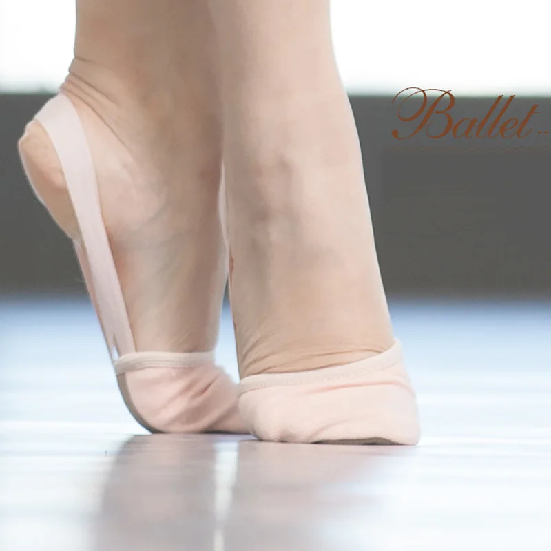 

Half Child Adult Dancing Pads Insoles Rhythmic Gymnastics Equipment Soft Breathable Socks Knitted Sole Ballet Shoes Art Gym Sock