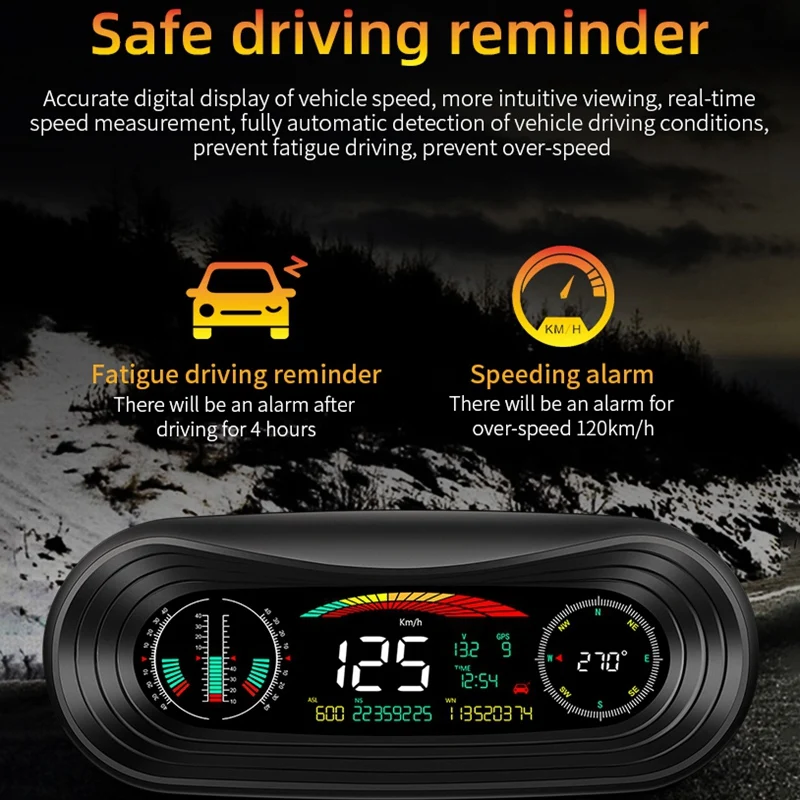 ڵ Ʈ GPS  跮 ӵ  ġ ڵ ħ  ð, P18 GPS HUD  ÷