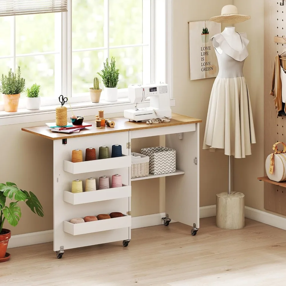 Folding Sewing Craft Table 2
