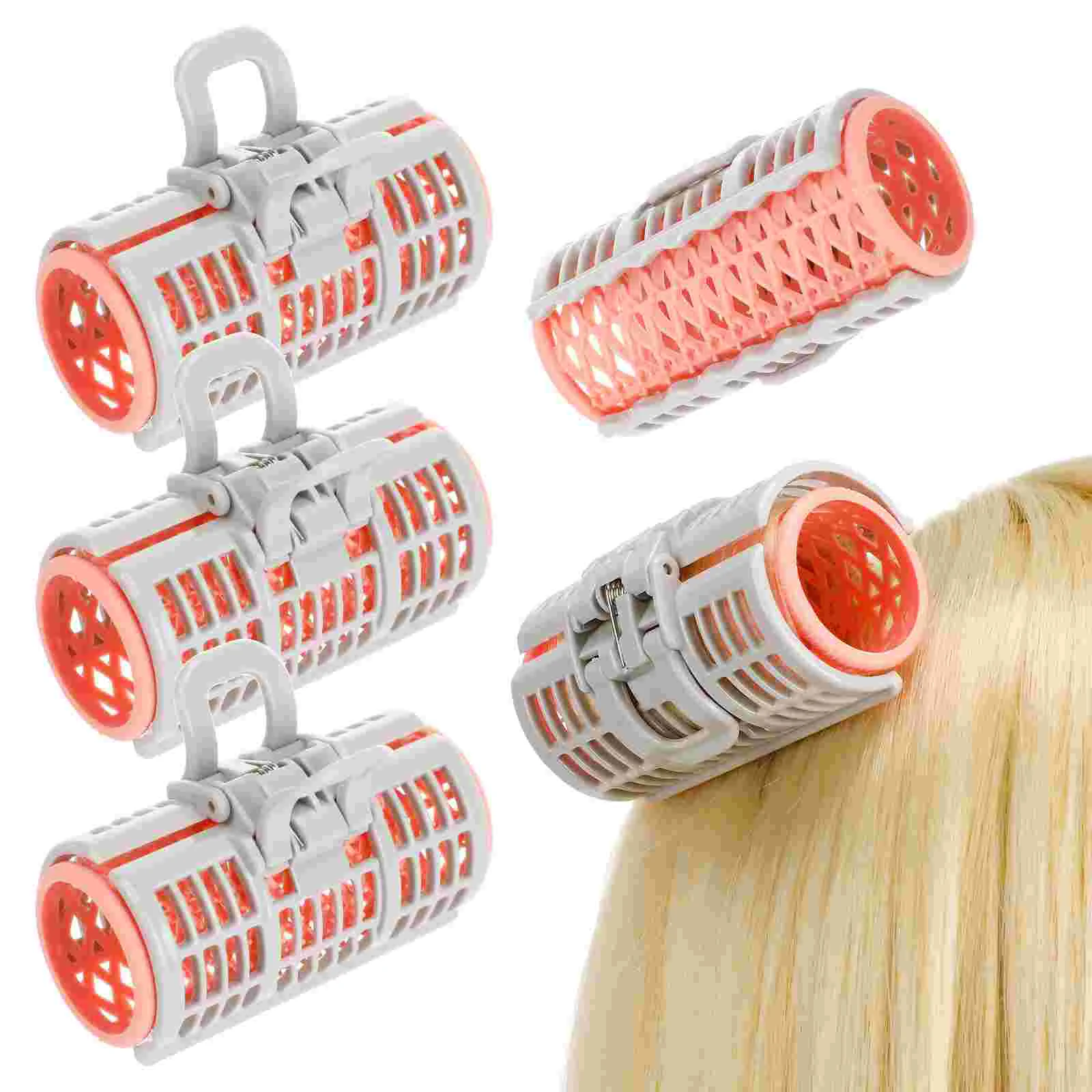6 Pcs Hair Rollers Curling Clips For Hair Shaping Reusable Styling Tools Hairdressing Curlers Bangs Ends Layered Curls