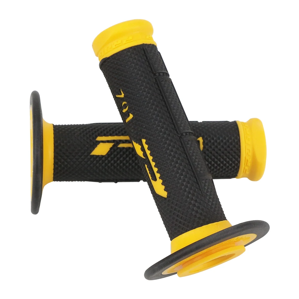 High-Performance Universal Rubber Motorcycle Handlebar Grips - 24mm